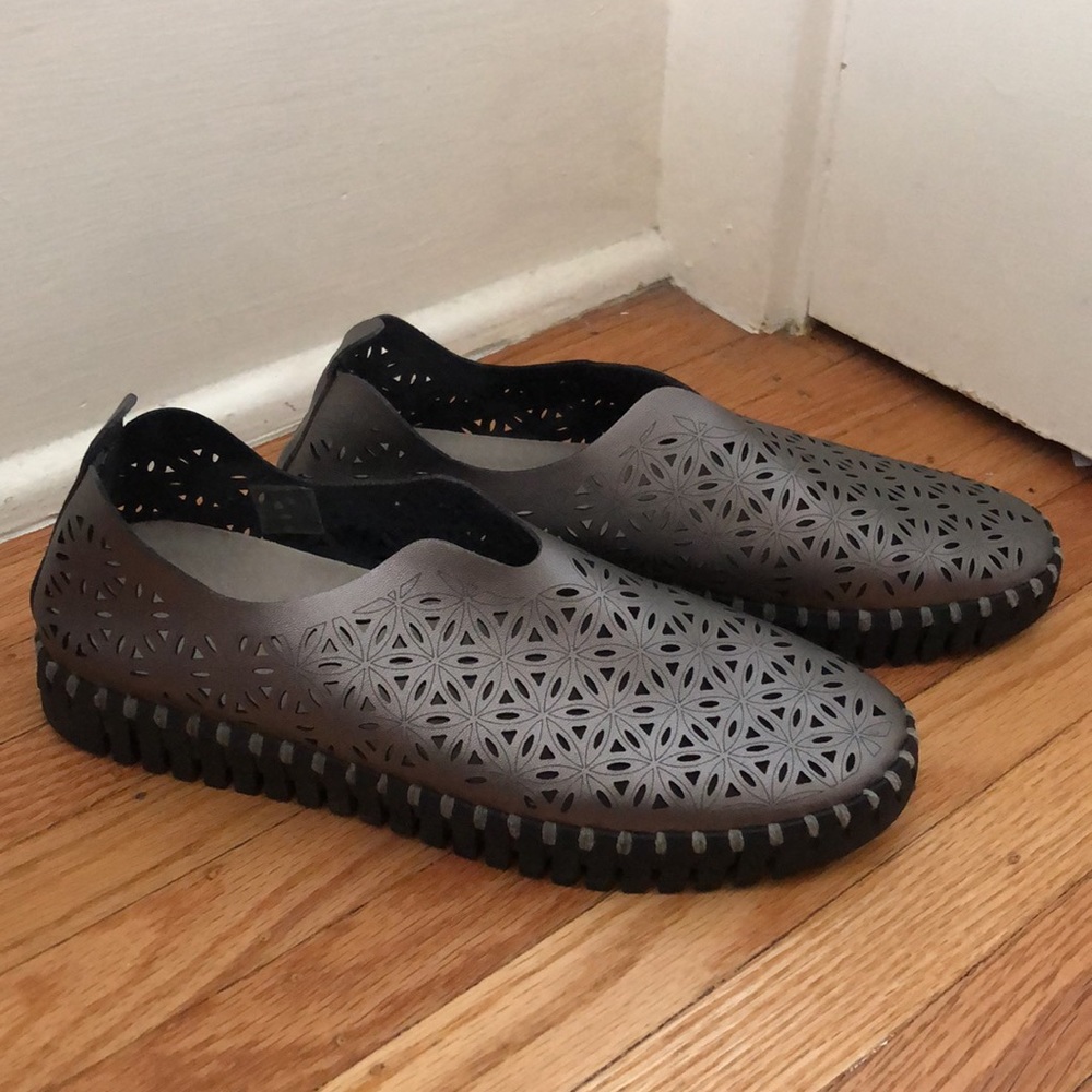 Ilse Jacobsen Metallic Tulip Slip On, 7.5